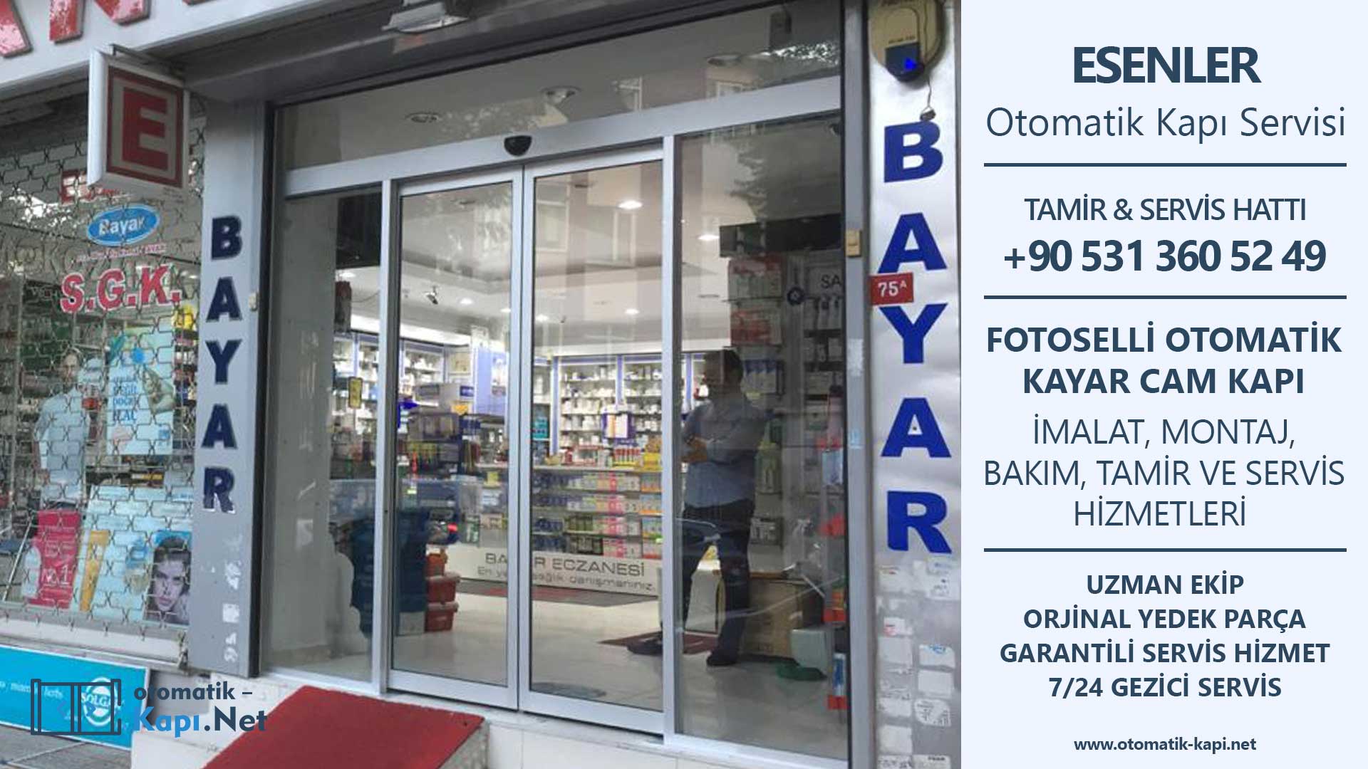 Esenler Otomatik Kapı Tamir Servisi